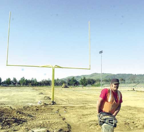 Latest phase of renovation includes all-weather track