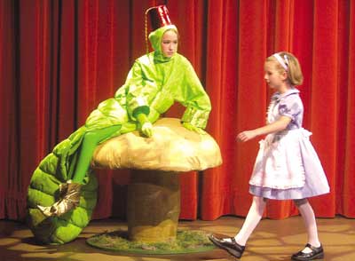 Alice and Wonderland arrive