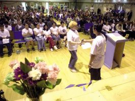 With words, music and tears