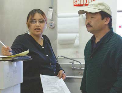 Inspector shuts down food sales