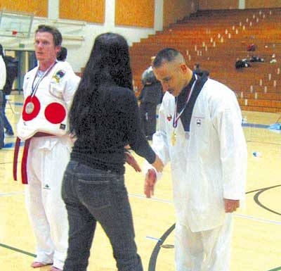 Master strives for gold with help of student