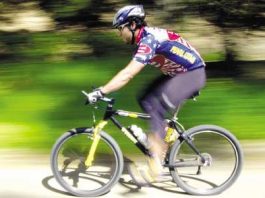 MH biker always on the go