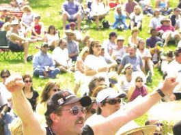 Festival-goers enjoy Mardi Gras