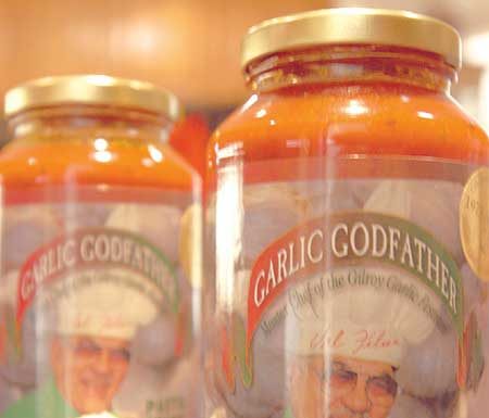 Garlic godfather markets famous pasta sauce