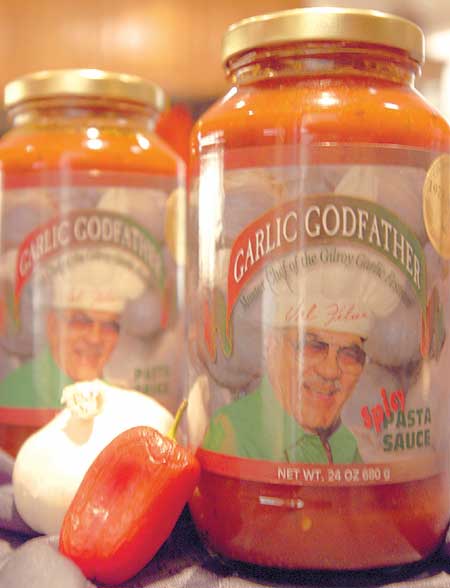 Garlic godfather markets famous pasta sauce
