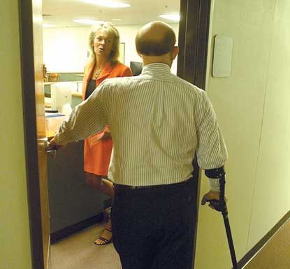 Balanced justice from behind the bench