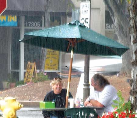 Weird weather – thunder and lightning