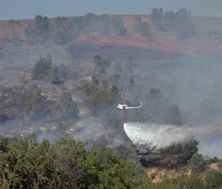 Flames under control