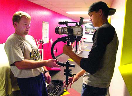 Director finishing film, hopes to keep ball rolling