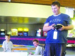 Santa at the Granada Theater