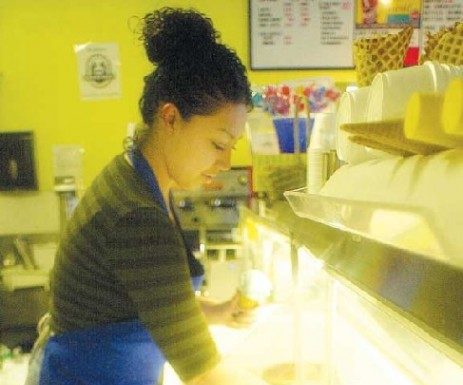 Teens pound the pavement