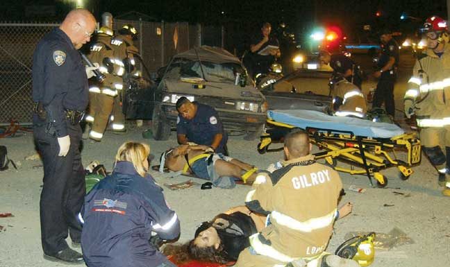 Alcohol-use suspected in car crash