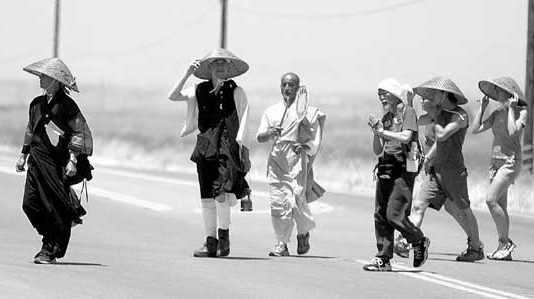 ‘Atomic flame’ raises awareness of nuclear war during South Valley visit