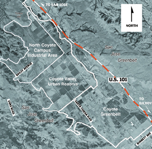 Coyote Valley Planners Not Worried About City Hall