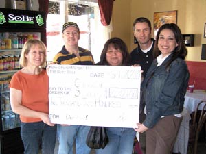 The Buzz Stop, New Church Morgan Hill Raise $2,200 for Community Solutions