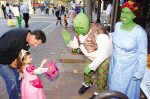 Ghosts, goblins and princesses hit the streets