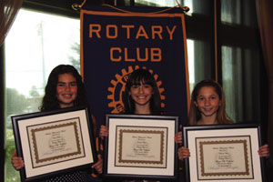 Extra Credit: Students win Rotary awards