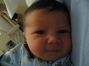 First baby of the year born 12:21 a.m.