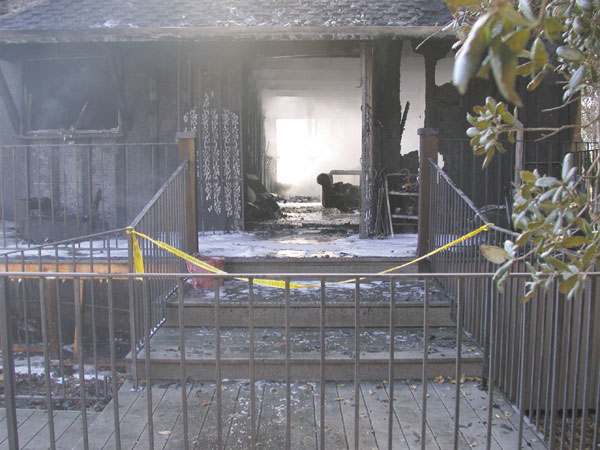 West Morgan Hill home totally destroyed by fire