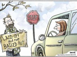 Editorial Cartoon: Not bailed out