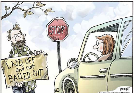 Editorial Cartoon: Not bailed out