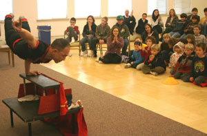Extra Credit: Acrobats visit Mount Madonna