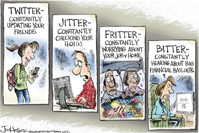 Editorial cartoons: Living in the age of “itters”