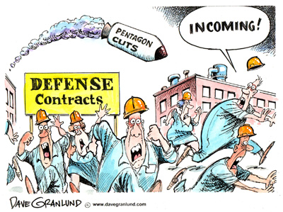 Editorial cartoons: Dropping the budget bomb