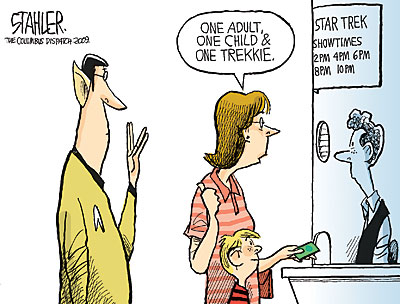 Editorial cartoons: Do you have a special alien discount?