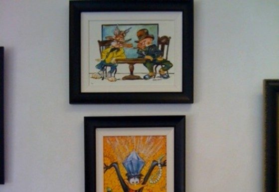 Looney Tunes artist’s work on display downtown