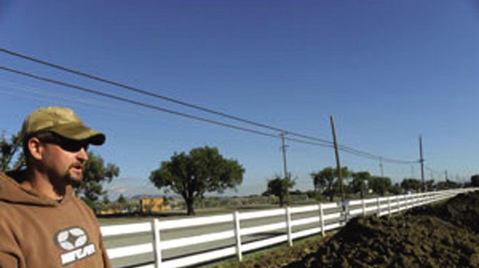 Ludewig Ranch behind on tree farm prep