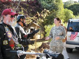 Servicewoman honors sacrifice