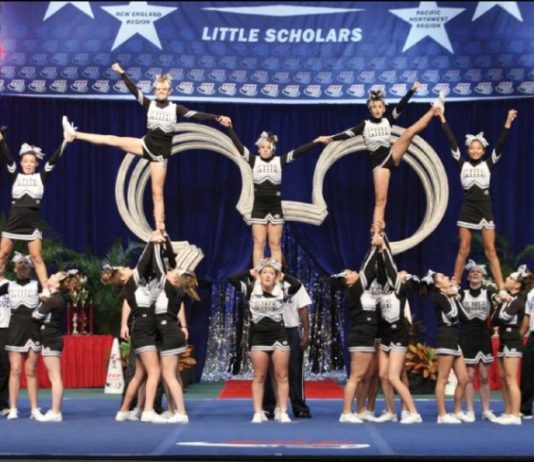 Raider Midget Cheer team wins championship