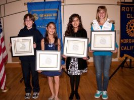 Rotary of MH honors four students