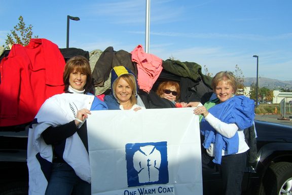 Westmont, community donated warm coats