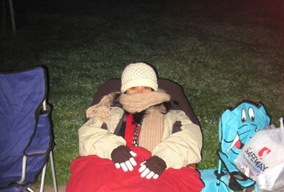 Families camp out to register at Nordstrom