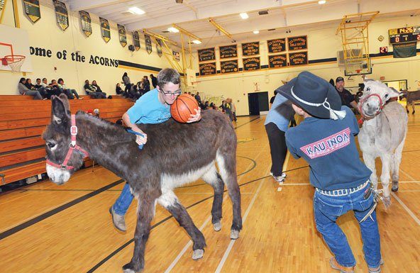 Donkeys converge on Live Oak at annual basketball game