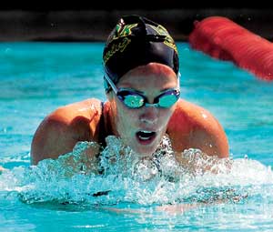 SWIMMING: 200-free relay advances; Rick wins third breaststroke title at MH Finals