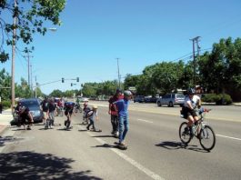 Morgan Hill Skate and Bike Crew rolls through town