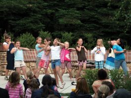 Girl Scouts earn theater badge