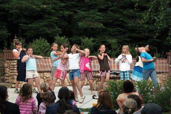 Girl Scouts earn theater badge