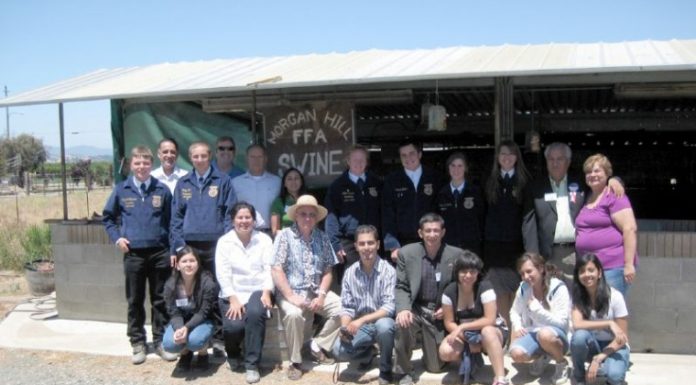 Sister City delegates tour FFA farm