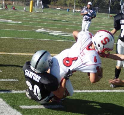 FOOTBALL: Junior Midget Raiders tie Salinas on Zhang’s late touchdown