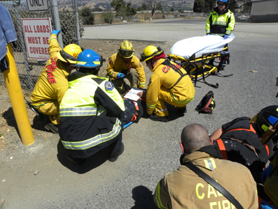 Minor injuries after vehicle collides with tractor