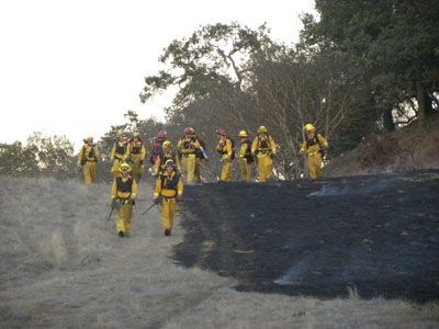 Wildfire burns portion of Tilton Ranch