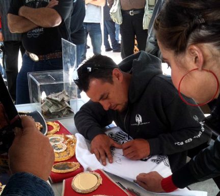 A day with the champ