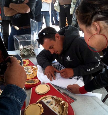 A day with the champ