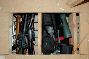 Stolen guns recovered in torture case