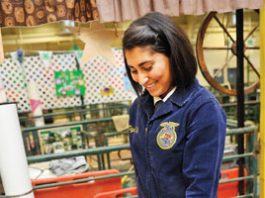 Showing off at the fair