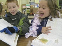 Rotary gives all 3rd graders dictionaries
